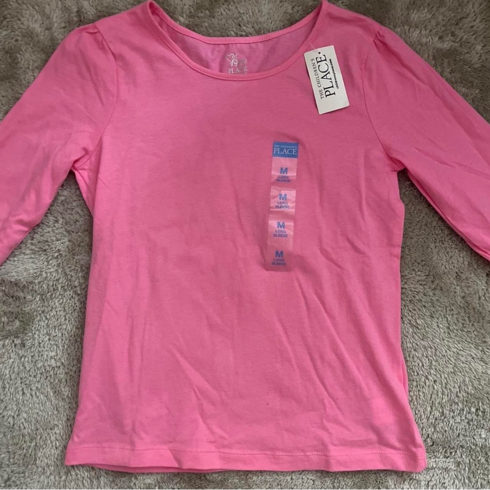 Children’s Place pink long sleeve tee Kids M 7/8